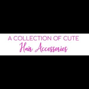 A collection of cute hair accessories